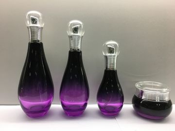 Komvormige Glas Kosmetische Containers/de Lotionflessen van de Huidzorg/Pompflessen die verpakken