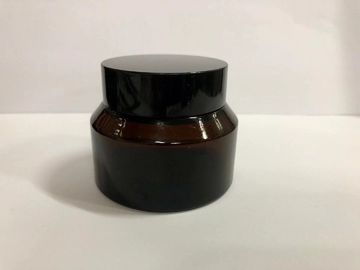 romen de Opnieuw te gebruiken Donkere Amber het Glaskruiken van 30g 50g Flessen voor Schoonheidsmiddelenglas Kosmetische Verpakking af