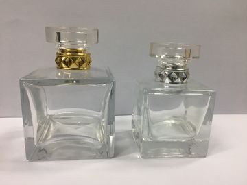 100ml de vierkante Flessen van de Glas Kosmetische Nevel/de Opnieuw te gebruiken Fles van het Glasparfum met arcylic GLB
