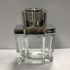 100ML van het de Luxeglas van de glasverstuiver de Make-up die van het Parfumflessen Aangepaste Kleur en Druk verpakken