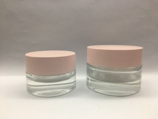 Dikke van het de Kruik Plastic Deksel van het Bodem30g 50g Kosmetische Glas de Roomcontainers