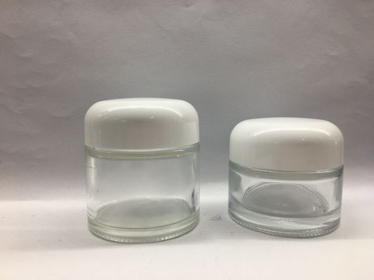 De Kosmetische Kruik die van Skincare 50g 70g van de glasroom OEM om Hoogste GLB-High-end OEM glasproduct verpakken