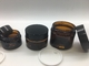 Bruine Amber Glass Jar 5g - de Bruine Kruik van 50g voor de Ogenroom van de Gezichtsroom