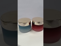 Lacquering Glass Cosmetic Jar Cream Any Color Available  Round