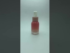 50 ml Roze Lotion Glasfles Customized Logo OEM Glasfles Lotion Fles Groothandel Fabrikant