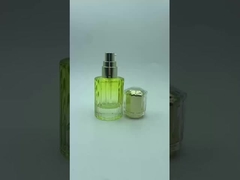 Geel Premium Glas Lotion Fles 40ml met Goud Pomp Fles Cosmetische Fles OEM