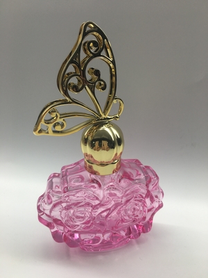Van de het Glasfles van het spuitbus Verzegelende Parfum van het de Bloemontwerp Plastic GLB Aangepaste OEM
