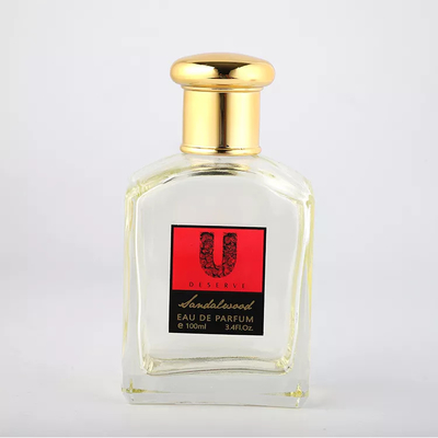 100 van het het Parfumglas van Ml Lege Flessen Transparant Licht Grey Atomizer Sprayer Sealing