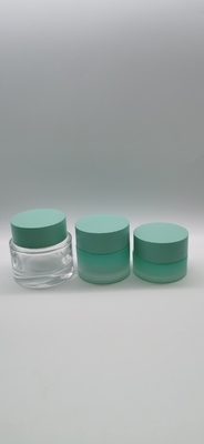 Cosmetische glazen lotionflessen Kruik Cilindervorm Klassiek ontwerp 100 ml