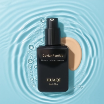 Groothandel Luxe 30ml Vierkante Make-up Primer Serum Pompfles voor Cosmetica met Aangepaste Logo Afdrukdop