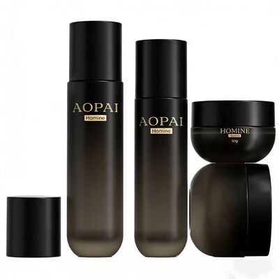 30ml 50ml 100ml 120ml Glass Lotion Bottle And 50g 100g Jar Cosmetic Bottle Customized Logo OEM Shampoo Lotion Serum Bottle