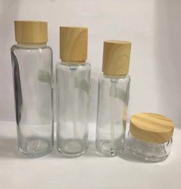 Van de het Glas de Kosmetische Verpakkende Lotion van de huidzorg van de de Flessenroom van de Kruik Veilige Eco Vriendschappelijke Kosmetische Containers