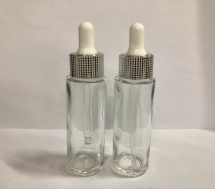 30ml Flessen van het glas de Kosmetische Druppelbuisje, Etherische olieflessen met Plastic Kraagoem
