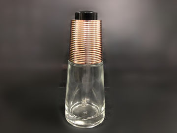 30ml de Flessenmake-up van het glasdruppelbuisje Verpakking met Schroefpomp die Aangepaste Kleur verzegelen en Druk