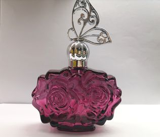 100ml van de het Parfumfles van het luxeglas van de de Spuitbusfles Diverse Kleur en Silkscreen-Make-up PackagingOEM