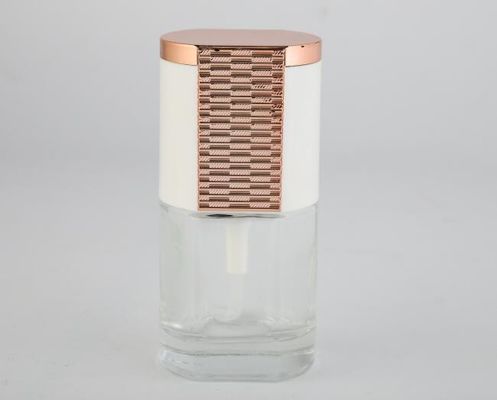 30ml van de het Flessenglasmake-up van de glasstichting De Verpakking/de Douane Kosmetische Containers
