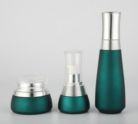 De elegante van de het Glas Kosmetische Room van 100ml 120ml Fles Skincare die Diverse Silkscreen en Druk verpakken