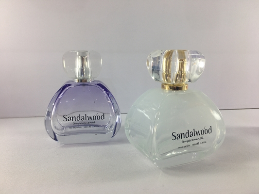 De unieke van het Parfumflessen van de Vorm110ml Luxe Transparante Kleur Surlyn GLB