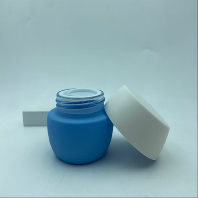 Cosmetische verpakking 30G gelcrème pot met witte plastic dop Verpakking Fles Fles