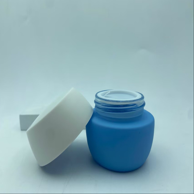Cosmetische verpakking 30G gelcrème pot met witte plastic dop Verpakking Fles Fles