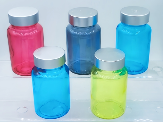 100ml Glazen Capsule Fles Haar Supplement Fles Ronde Capsule Glas Voor Oogserum En Gezichtsserum OEM