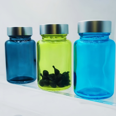 100ml Glazen Capsule Fles Haar Supplement Fles Ronde Capsule Glas Voor Oogserum En Gezichtsserum OEM