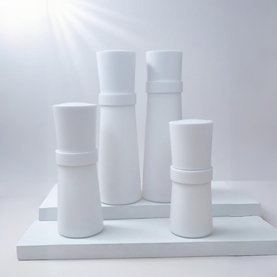 Fabrieksprijs 50ml 100ml 120ml Glaslotion Verpakking Leeg Moderne Lotion Pump Glasfles Huidverzorgingscrème Body Set