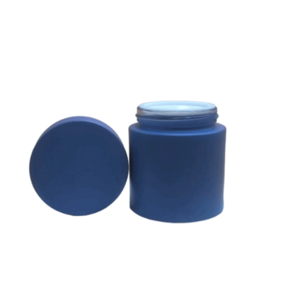 2025 Nieuwe aankomst 100g ronde glazen cosmetische pot met plastic deksel voor huidverzorgingscrème, masker, oog- en gezichtscrème - OEM-service beschikbaar