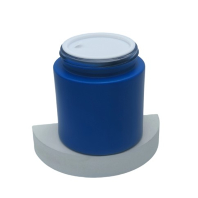 2025 Nieuwe aankomst 100g ronde glazen cosmetische pot met plastic deksel voor huidverzorgingscrème, masker, oog- en gezichtscrème - OEM-service beschikbaar