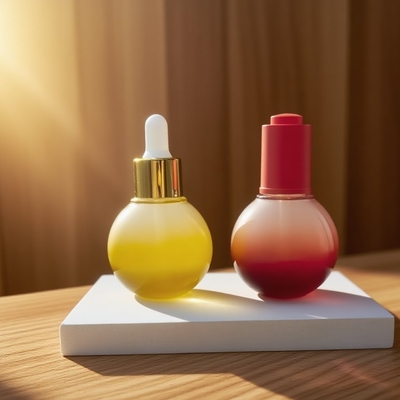 Custom Gradient 30ml glas serumfles voor huidverzorging met gezichtsvochtdrupper - Cosmetische verpakking