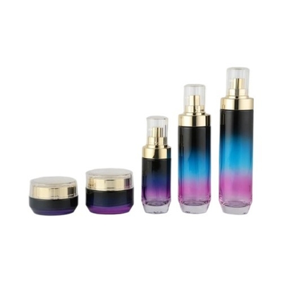 Hete Stempelende 40ML-van de Flessenskincare van de Glaslotion OEM van de Roomflessen Verpakkende