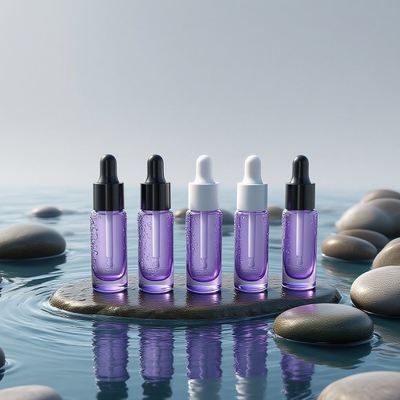 Milieuvriendelijke 10ml Ronde Oogcrème Druppelfles - Sample Essentiële Olie Fles voor Oogverzorging met Aangepast Logo