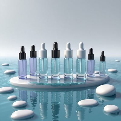 Milieuvriendelijke 10ml Ronde Oogcrème Druppelfles - Sample Essentiële Olie Fles voor Oogverzorging met Aangepast Logo