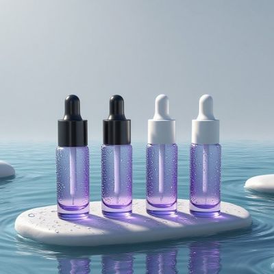 Milieuvriendelijke 10ml Ronde Oogcrème Druppelfles - Sample Essentiële Olie Fles voor Oogverzorging met Aangepast Logo