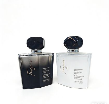Best verkochte parfumdop met diamantpatroon 100ml Distinct Edges High-end parfumfles