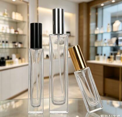 Schroefopsproei glasfles voor cosmetica 5 ml 10 ml draagbare parfum opvulglasfles