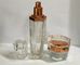 Flessen Skincare-van de luxe de Transparante Room Verpakking/Glas Kosmetische Fles Zes Kanten