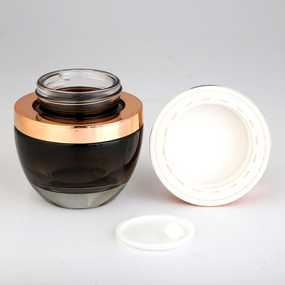 Custom Cosmetic Cream 20g 120ml Glas cosmetische pot met verschillende kleuren en decoratie