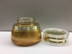 Luxe om van de het Glaskruik 50g MSDS van de Gezichtsvochtinbrengende crème de Kosmetische Kruiken met Gouden Deksels